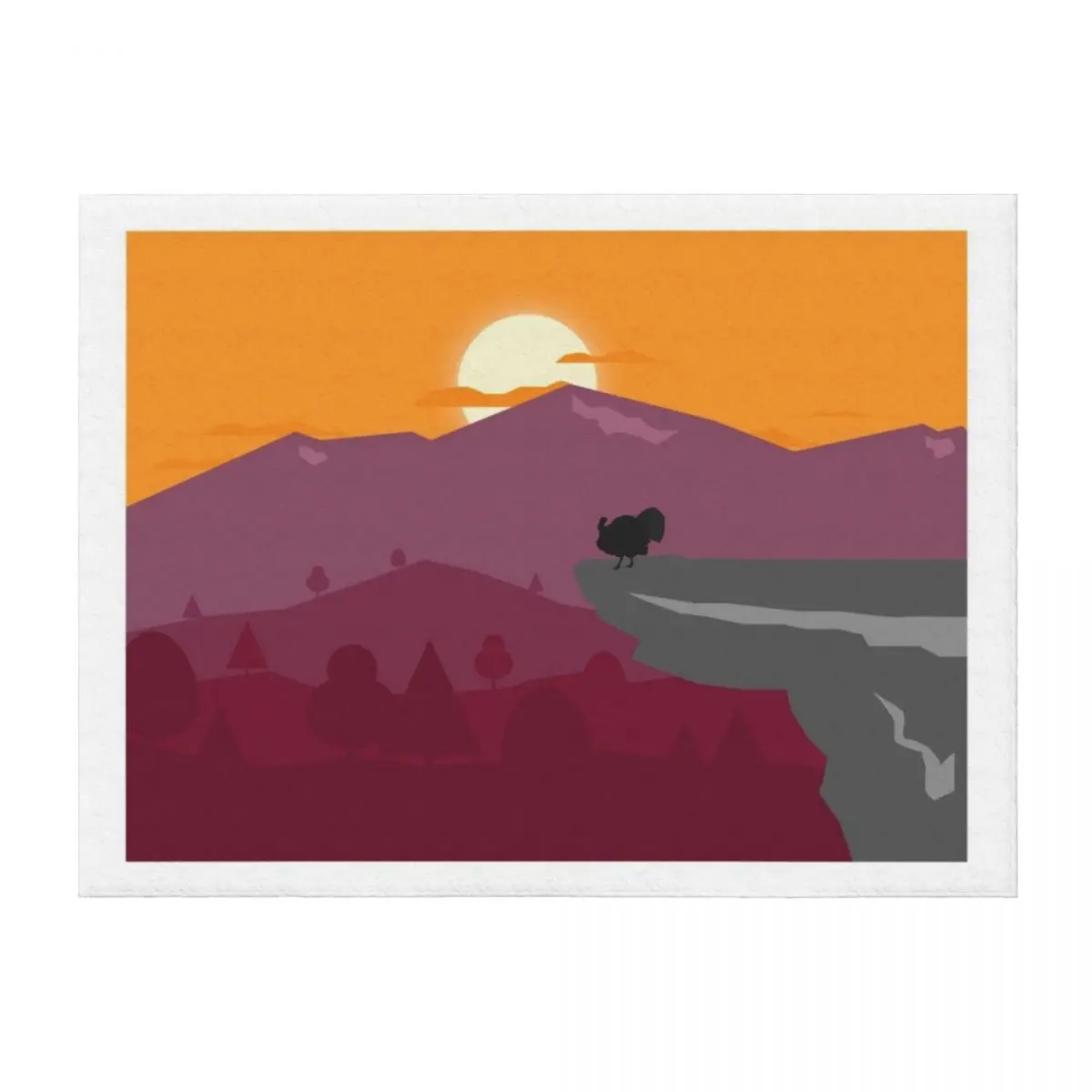 

McAfee Knob Hokie Bird Throw Blanket heavy to sleep Sofa Quilt manga Softest Blankets