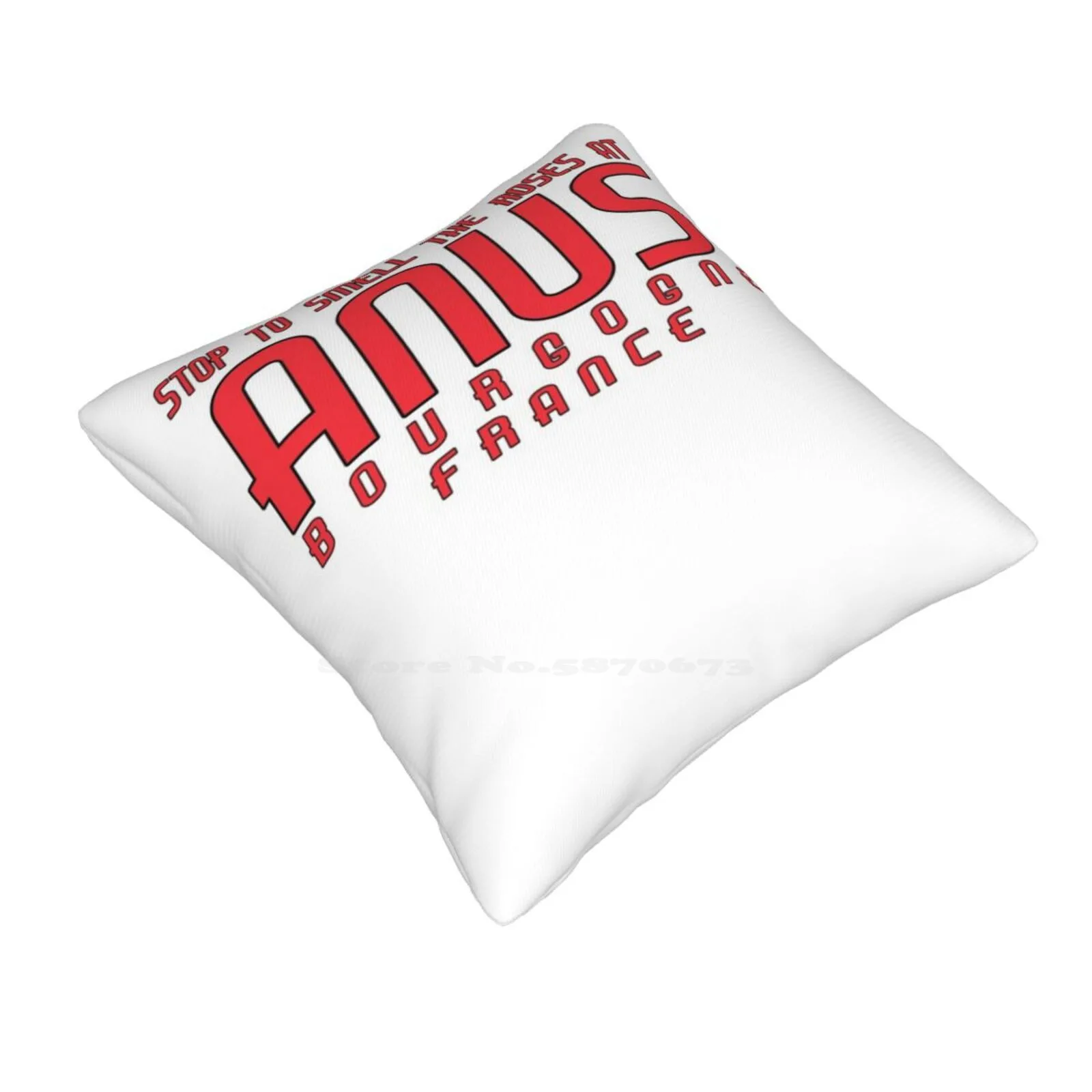 Stop To Smell The Roses At Anus! Soft Comfortable Pillowcase Anus France Joby F Randrup