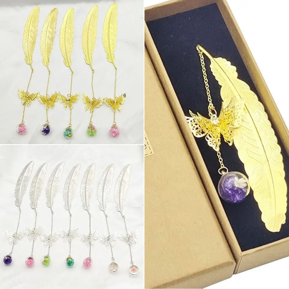 المعادن ريشة المرجعية تعلم القرطاسية فراشة شرابة الإشارات المرجعية الصينية الكلاسيكية الإبداعية مشبك كتب القراءة #2