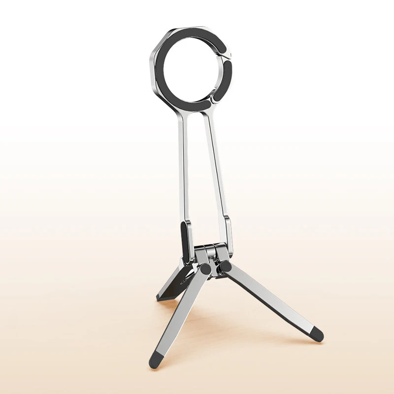 Magnetic Phone Holder Tripod Stand Bracket For Magsafe For IPhone Pocket Cell Phone Stand Magnet Quick Mount For Samsung Xiaomi