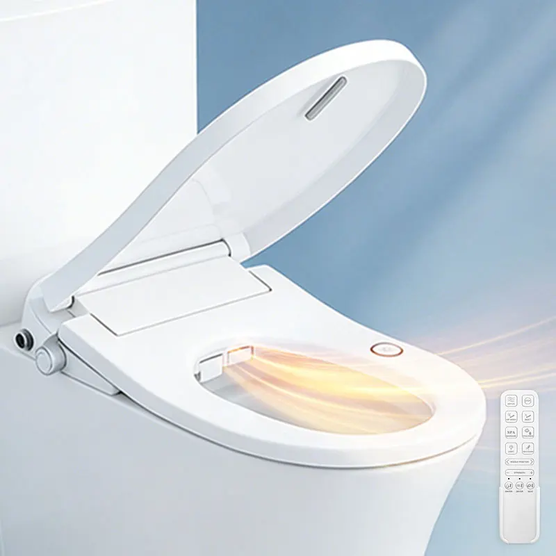 

New self-cleaning square smart toilet cover, automatic flip toilet cover heating smart toilet cover