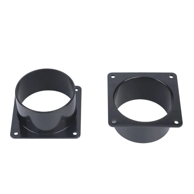 80 mm Fan Duct Fitting, Square-to-Round Ventilation Install, 2 Pack