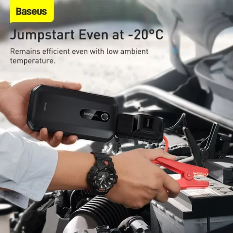 Baseus 10000 мАч Пусковое устройство для автомобилей 3.5L/6L — изображение продукта