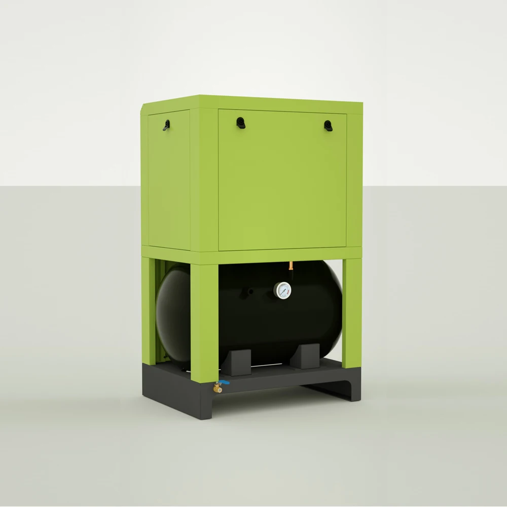 7.5kw integrated screw air compressor 10HP for factory use directly, no installation required