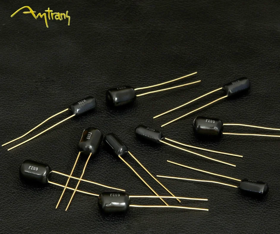 Original Japan Amtrans 100P-8200P Copper Foil Mica Capacitor AMCH