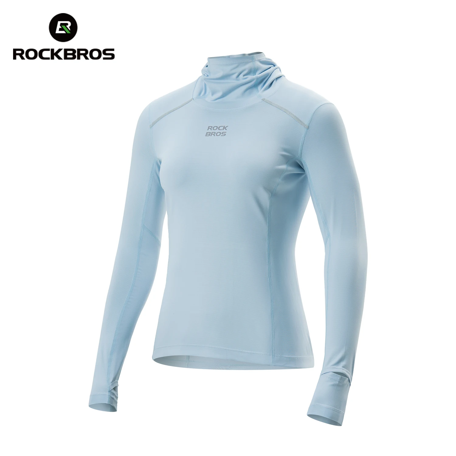 

ROCKBROS Summer Cycling Jersey Lightweight Breathable UPF50+ UV Protection Sunscreen Jersey Hoodie Sweater Women Cycling Clothes