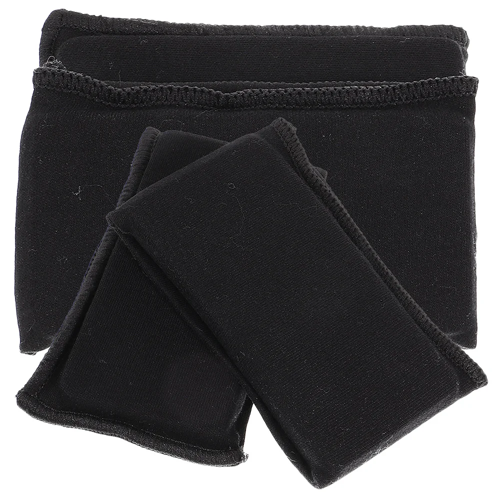 

2 Pairs Boxing Handguard Pad Gear Protective Supplies Taekwondo Gel Fighting Accessories Black Color Durable Lightweight