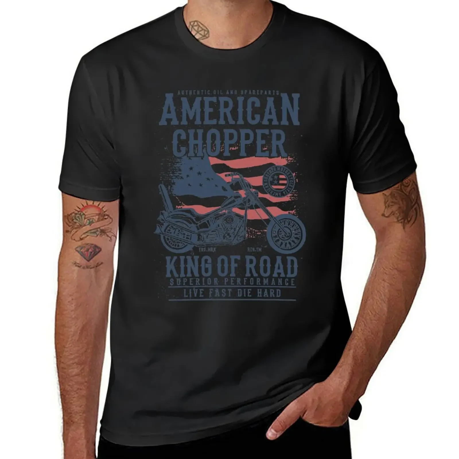 

american chopper T-Shirt anime clothes luxury clothing labubu vintage graphic tee Funny t-shirt men graphic t shirts