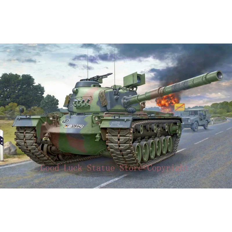 COOL-wholesale Military BAR CLUB HOME painting # GOOD TOP WAR ART oil painting work--panzer Tank army painting - 32 inches