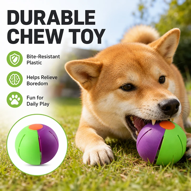 Juguete interactivo para perros dos en uno: pelota y disco volador - imagen 5