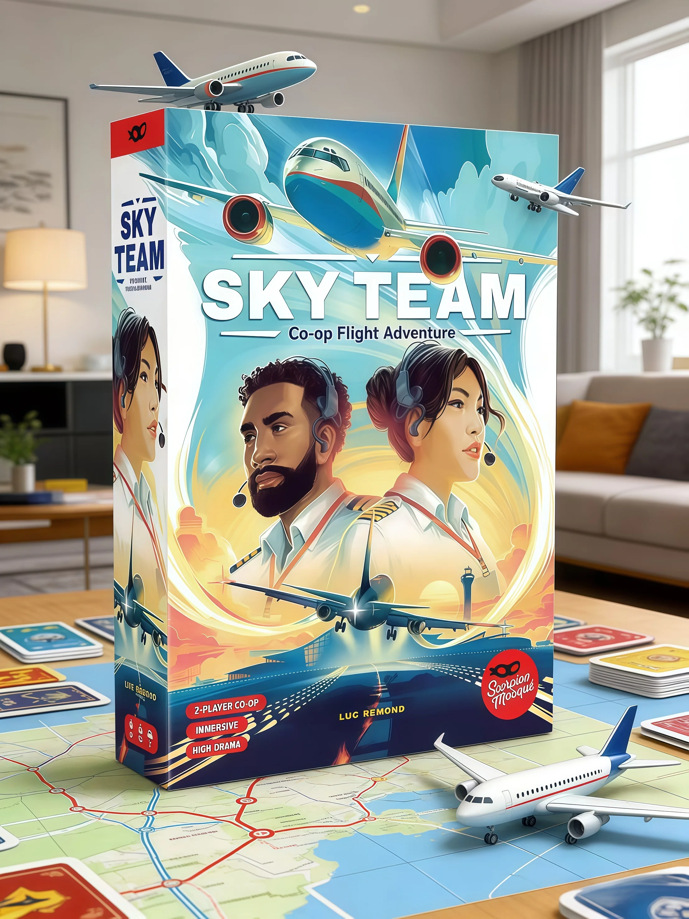 Hot-selling Sky Team Deluxe Edition, the ultimate fusion of theme and strategy, a fast-paced and addictive card game