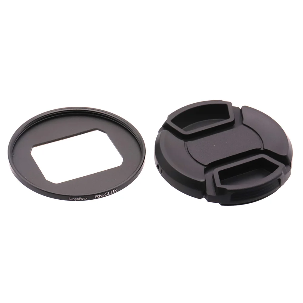 Kit adattatore filtro e copriobiettivo RN-CLUX per Leica C-LUX con tappo da 49 mm LL1619