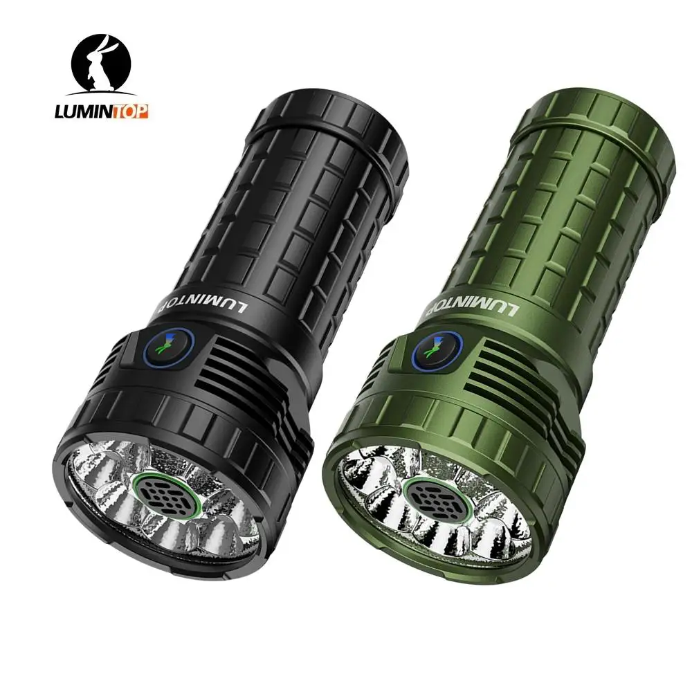 

LUMINTOP Mach 4695 234W 8*P50.2 LED Flashlight Fan Cooling 26000LM 520M 32000mAh 46950 Battery USB-C Two-Way Fast Charging Torch