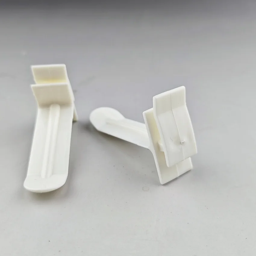 1Pack Plastic Products Package Display Hang Flat Hooks White Storage Commodity for Paperboard Rack Shelf