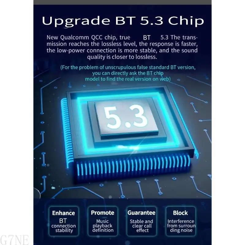 G7NE BT5.3 Wireless Adapter USB Dongle Supporta per due