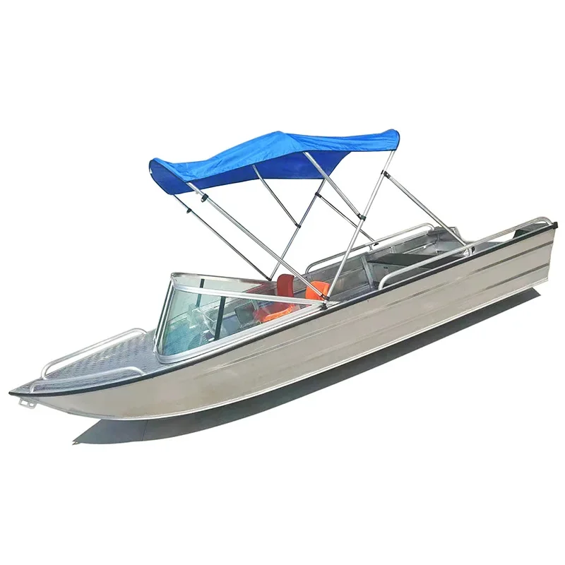 Painted Speed 18 ft 12ft Jon Boat Flat Hull Bottom All Welded Aluminum Jon Boat 14ft