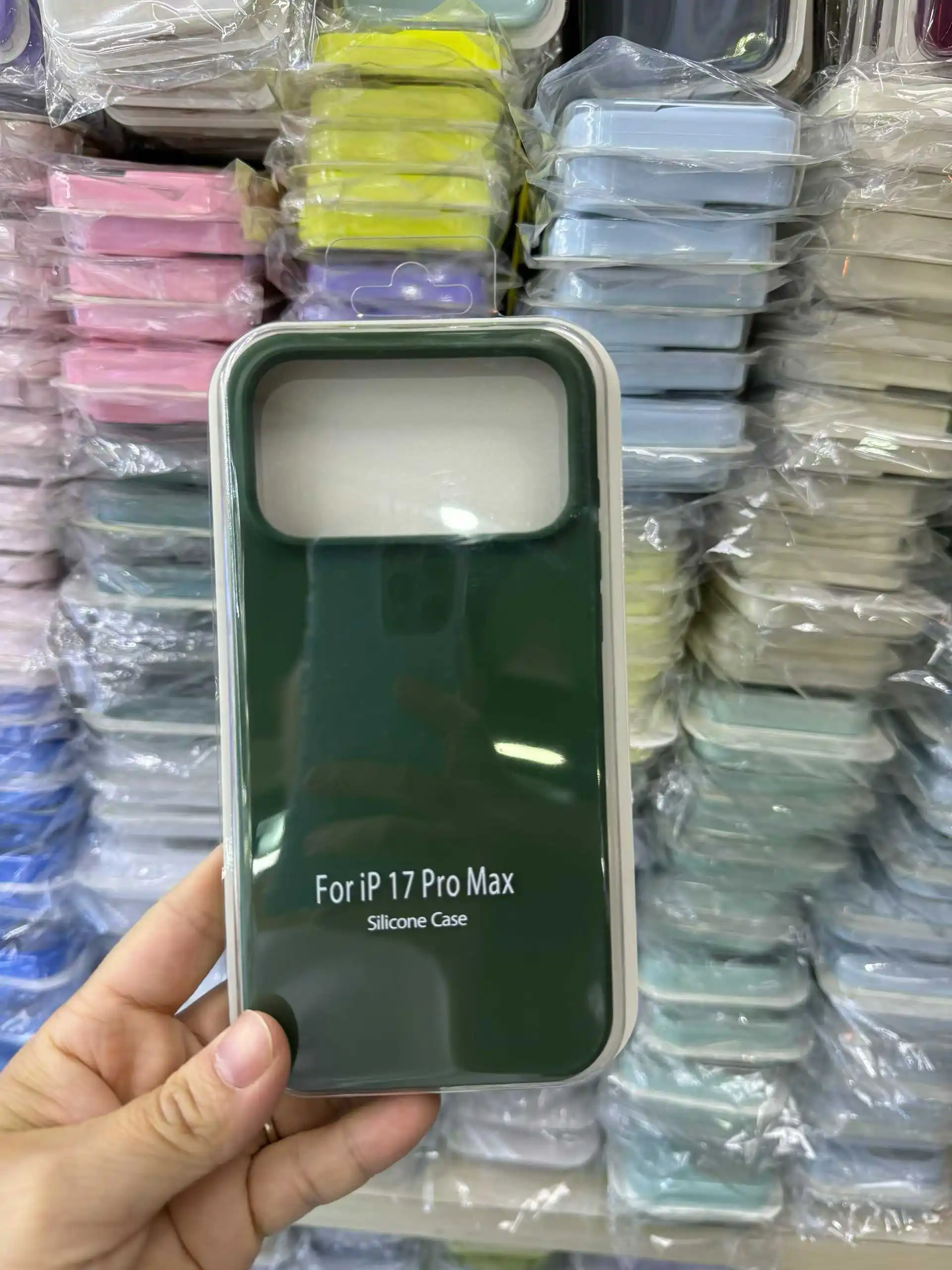 Handyhülle aus flüssigem Silikon mit angenehmer Haptik für iPhone 18 Pro Max 18 17 Pro Air Macaron, einfarbig, Bonbonfarben, mit Verpackungsbox – Detail 10