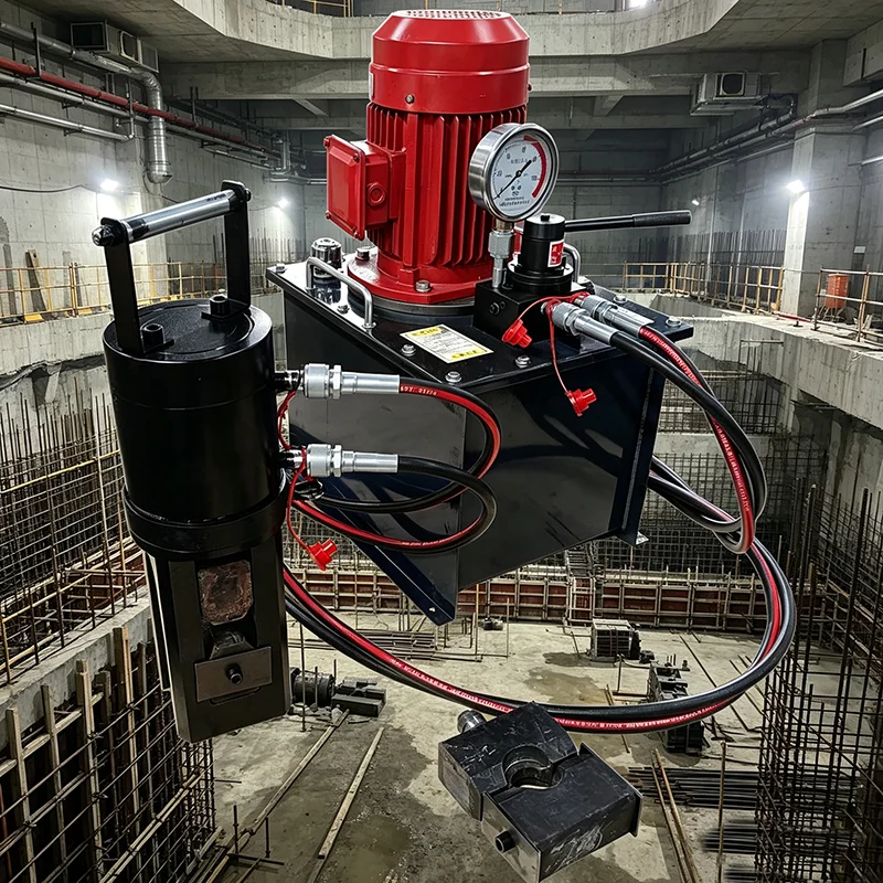 Hydraulic Rebar Cold Extrusion Machine Steel Bar Swaging Press for Rebar Coupler Fast Connection Construction