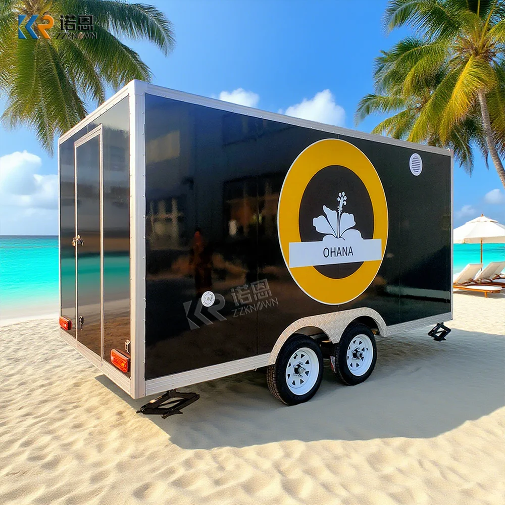 

Concession Food Trailer Street Pizza Snack Coffee Catering Trailer Mobile Hot Dog Ice Cream Catering Truck Fully Equipped