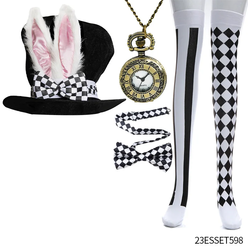 Easter Party Costume Accessories Include Rabbit Ear Decorations, Fuzzy Hats, and Role-play Rabbit Costume Accessories