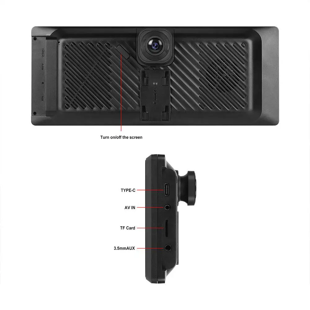 8.1 inch 2K Center CarPlay Auto Car Portable Navigation Screen, Specification:Standard