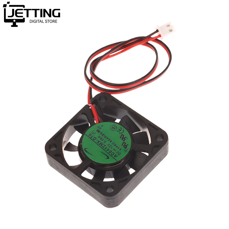 New 40MM 4010 Cooler AD0412MX-G70 For 40*40*10MM DC12V 0.08A 2-Line Hydraulic Bearing Silent Cooling Fan