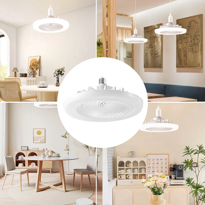 Ceiling Fan Ceiling Fans With Light And Remote E27 Enclosed Ceiling Fans With Light For Adult Kids Living Room Bedroom