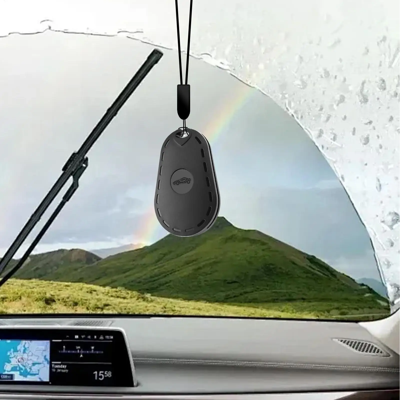 

Windshield Wiper Sharpener Car Windshield Wiper Restorer Portable Polisher For Fog RV Trailer Long Travel Mud Dust Water Stain