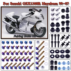 Motorcycle Stainless Complete Bodywork Fairing Bolt Kit Screws Clip For Suzuki GSX1300R Hayabusa 1999-2007 2006 2005 2004 2003