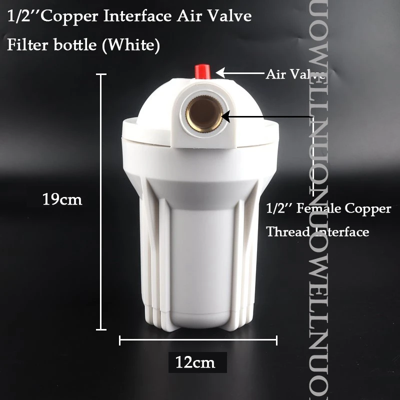 5Inch Reverse Osmosis Filter Bottle 1/4''~3/4''Copper Thread Water Purifier Filter Flask Element Family Water Fountain Purifier image 3