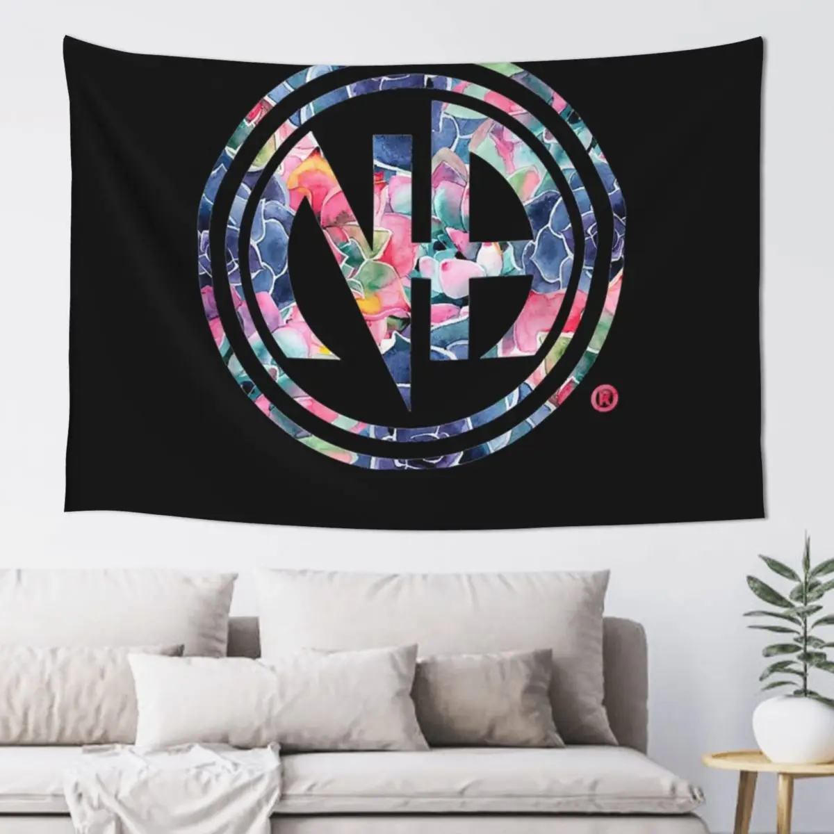 

Cool NA Logo Narcotics Anonymous NA AA Essential Tapestry Wallpaper Room Decor Aesthetic Tapestry