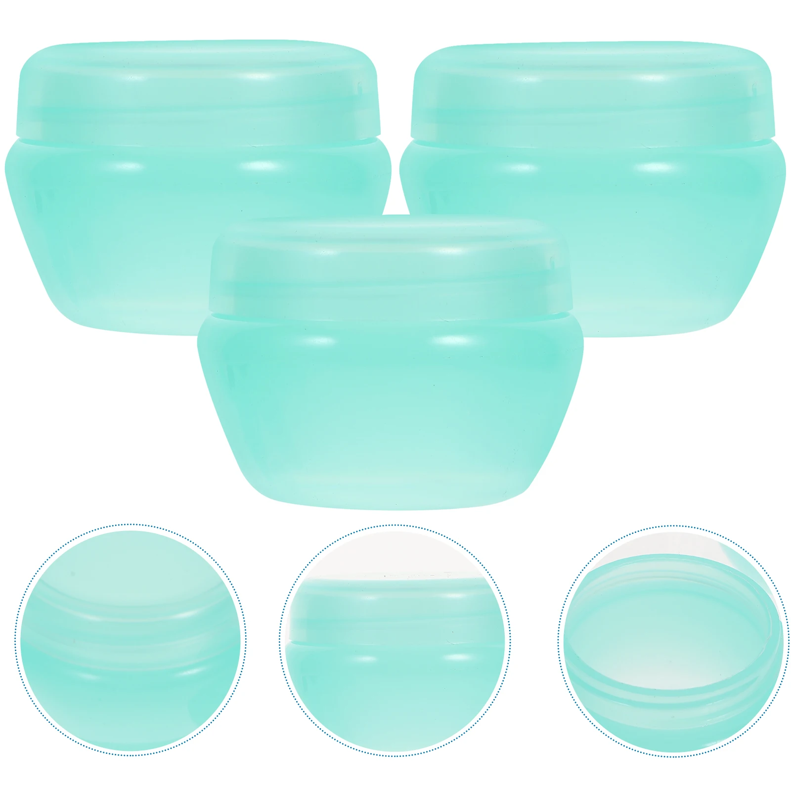 

25Pcs Cute Mushroom Design Cream Jars 10G Small Travel Containers for Lotions Creams Powders Waterproof Storage Plastic