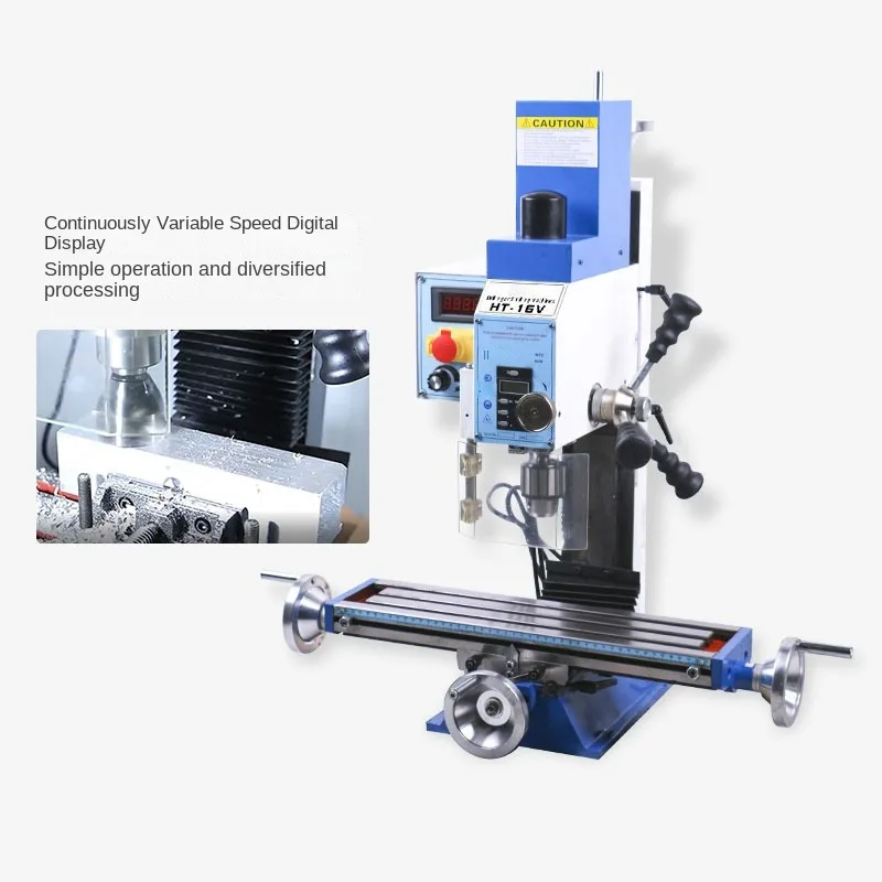 Drilling and milling multifunctional household small milling machine metal processing desktop punching small machine tool