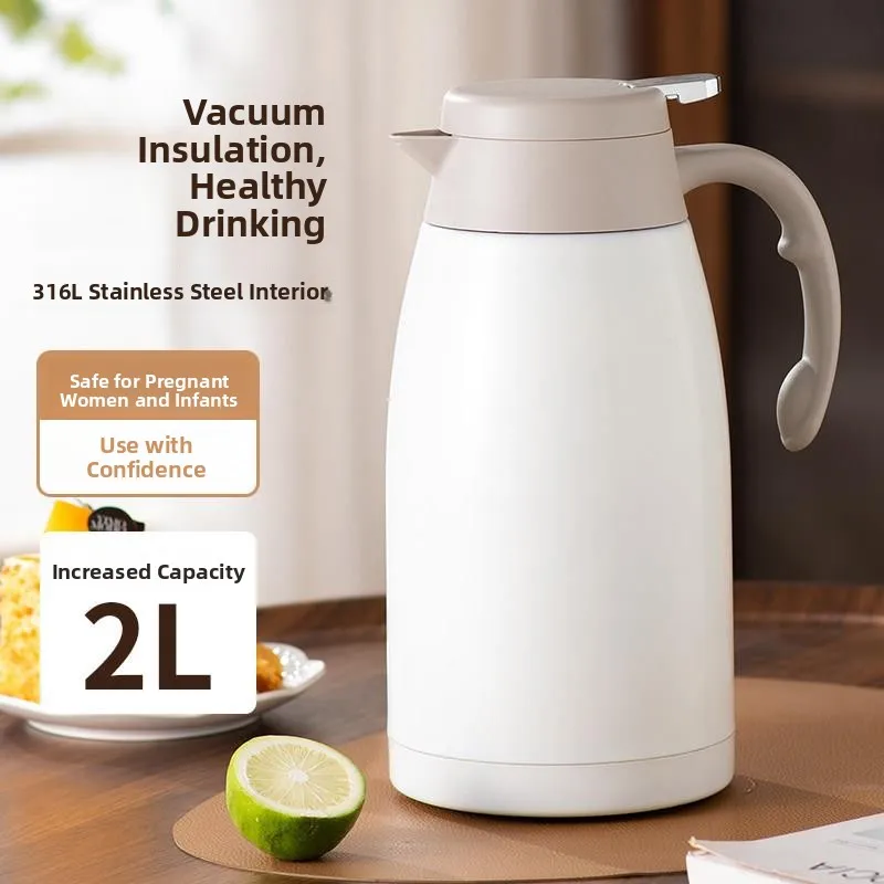 

Large Capacity Stainless Steel Insulated Water Bottle 316 304 for Home Use Warm Water Pot New Model for Dormitory