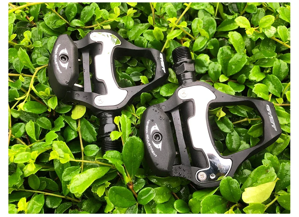 RYET Rennradpedal Selbstverriegelnd Aluminium Für SPD-SL MTB Rennrad Clipless Fahrradpedale Fahrradfußplatten Plattformteile – Detail 13