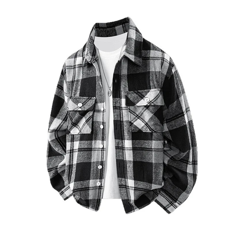 New 2025 Men's Fashionable Casual Versatile Jacket Loose Trendy Soft Durable Spring Autumn Classic