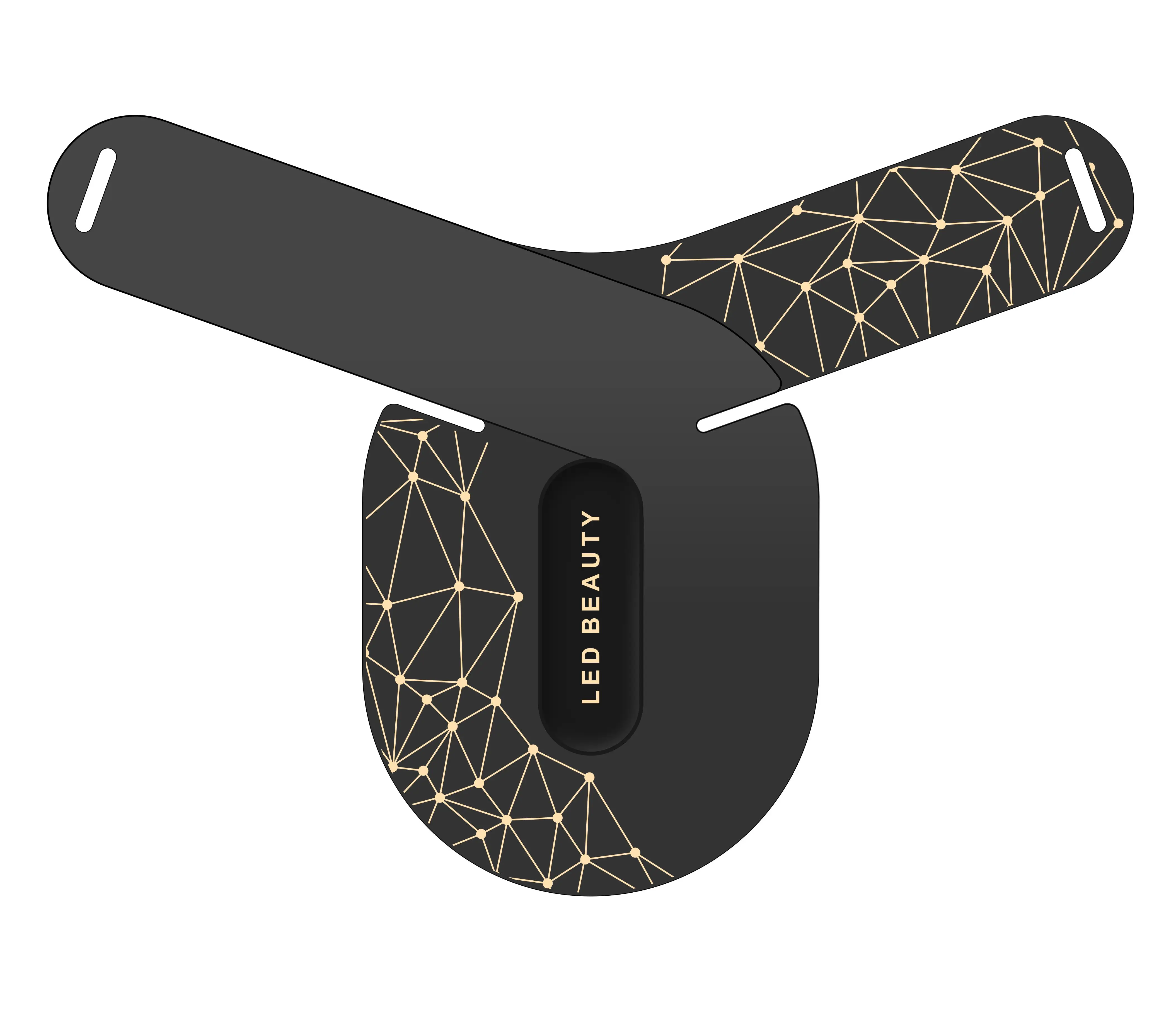 

Factory Supply Facial Neck Mask Red Led Pdt Photon Light Facial Beauty Beauty Therapy Photon Led Facial Mask Light Car