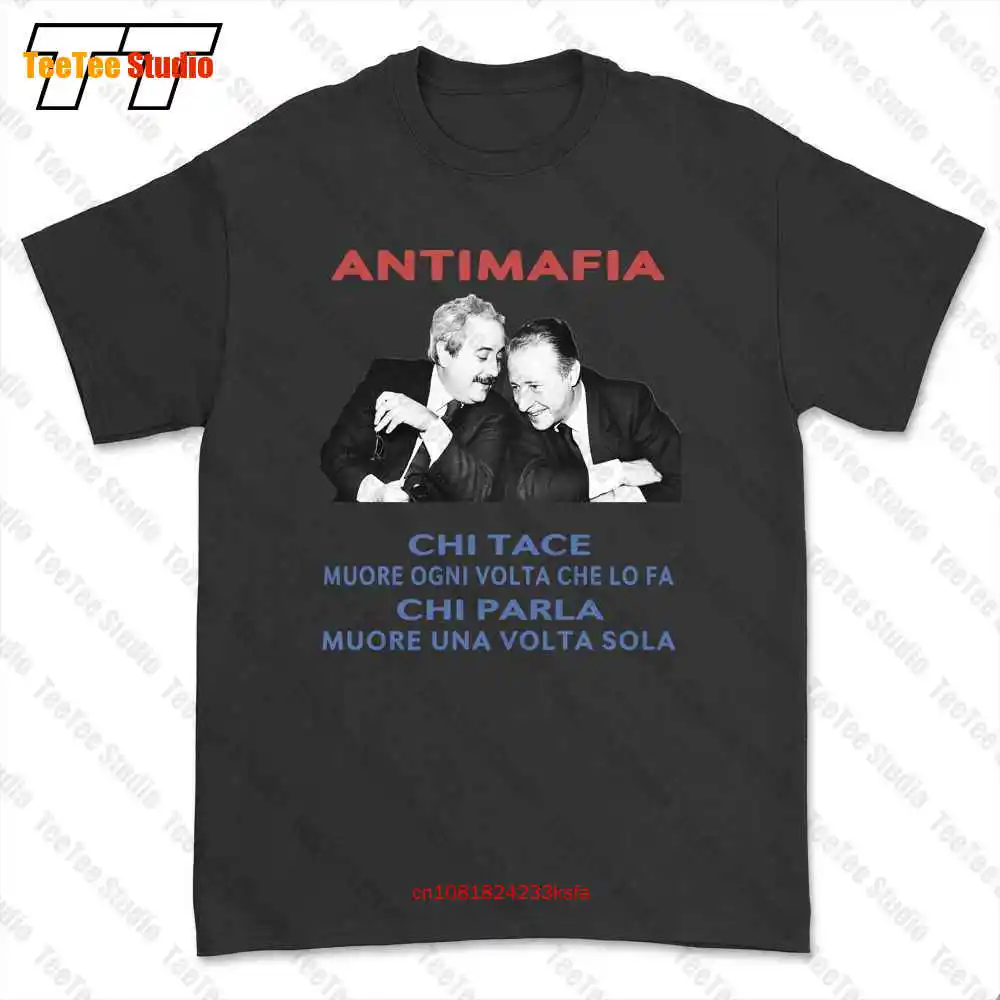 Giovanni Falcone Paolo Borsellino Antimafia - Eroi T-shirt Tee 7HK9