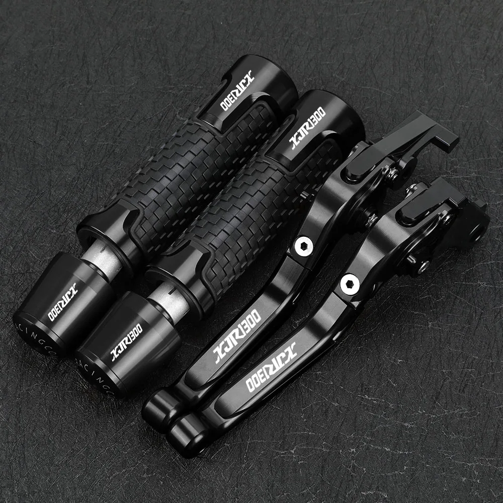 

CNC FOR YAMAHA XJR1300 RACER 2004-2016 Motorcycle Accessories Adjustable Extendable Brake Clutch Levers Hand Grip Handlebar Ends