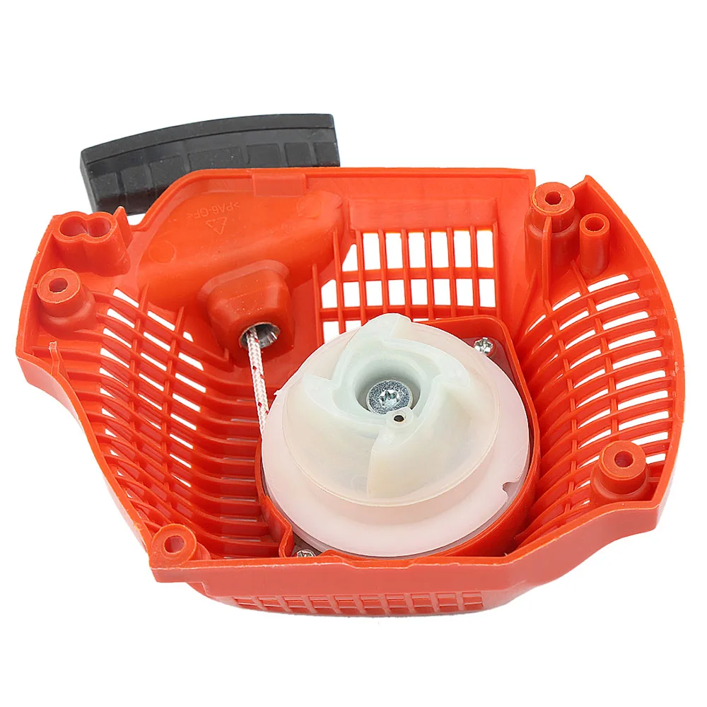 Стартер с ручным запуском (Recoil Rewind Pull Starter Assy) для бензопилы Husqvarna 435, 435E, 440E, артикул 504597002