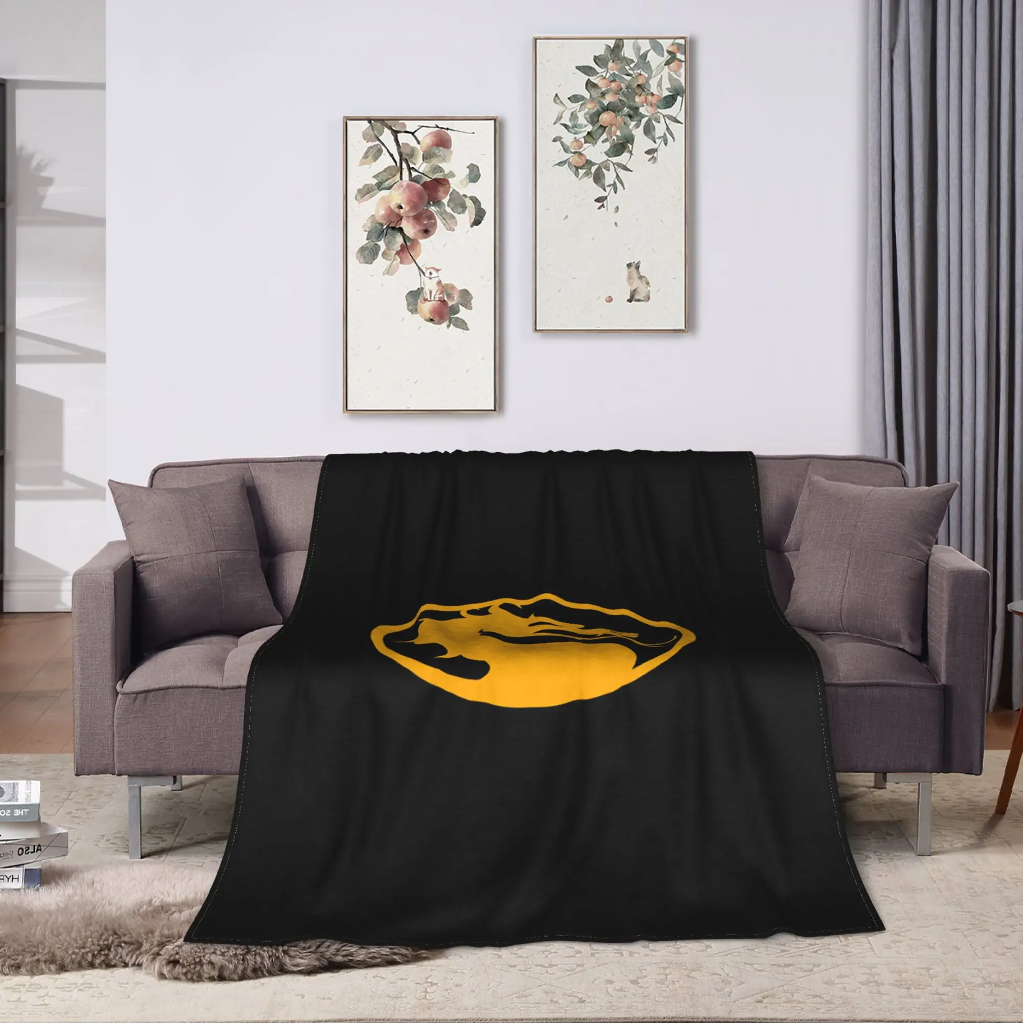 M-Mortal Kombat  Blanket Quality Warm Soft  Throw Blanket Winter Travel Office Couch Chair Comfortable Bedspread