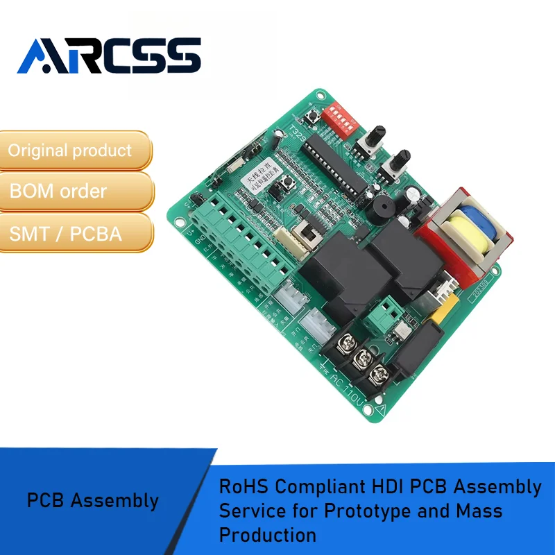 خدمة تجميع ثنائي الفينيل متعدد الكلور المتوافقة مع RoHS للنماذج الأولي والإنتاج الشامل