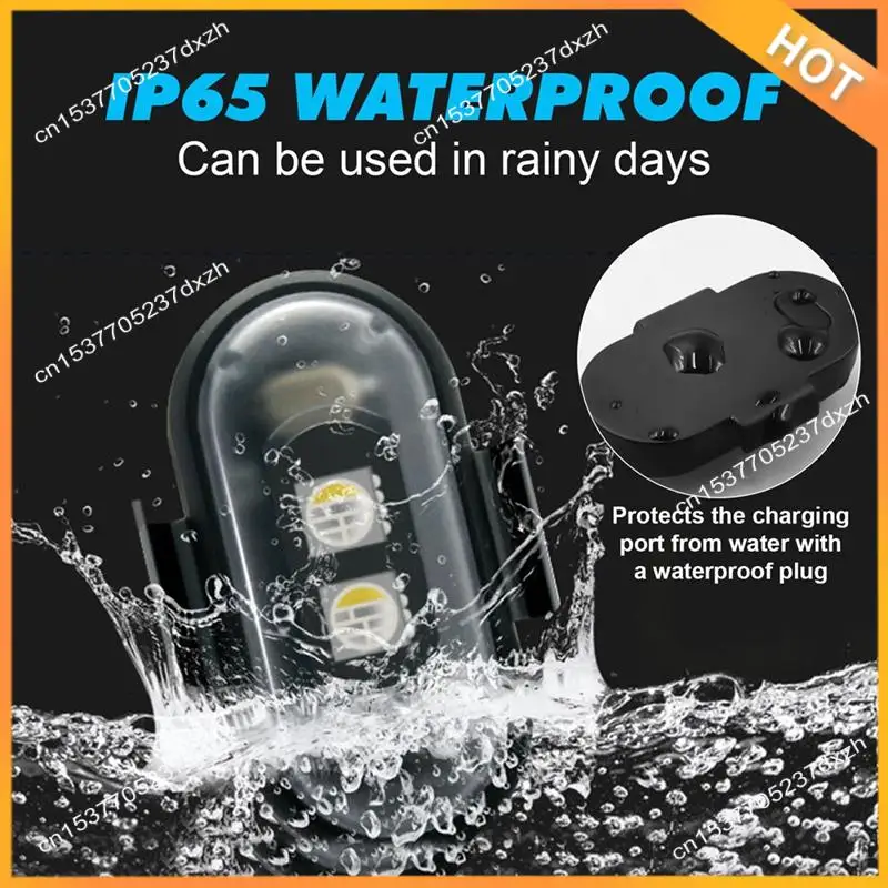 A43M 무선 락 라이트 포트럭 자동차 LED 조명 실내 무선 무선 LED 조명