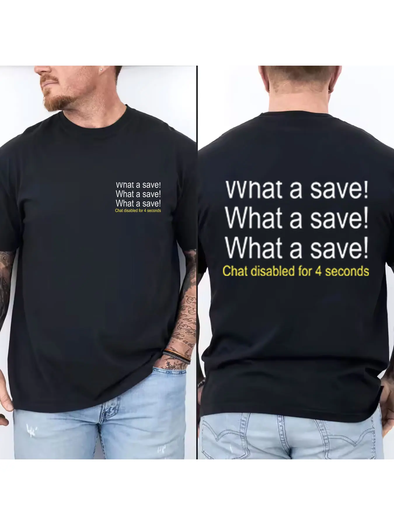 Men's Pure Cotton Short Sleeve T-Shirt with 