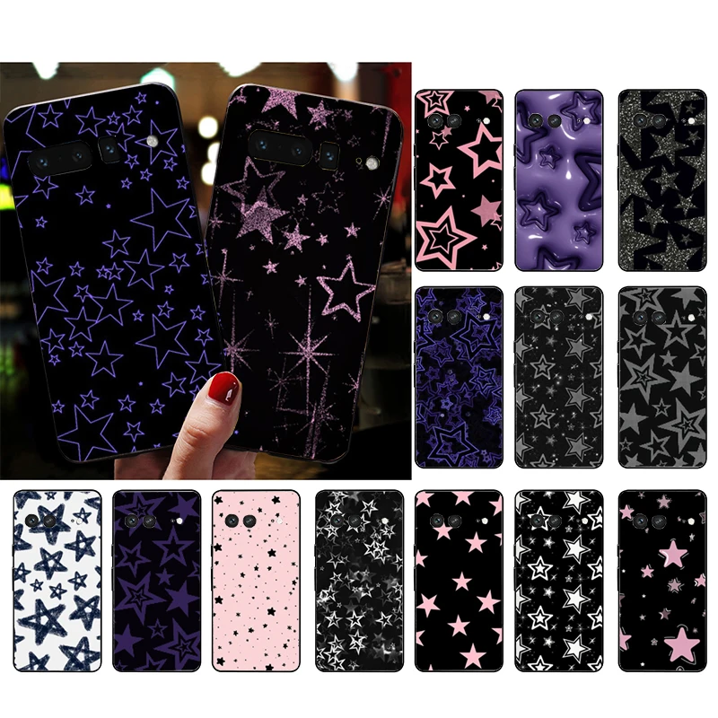 

Stars Pattern Phone Case For Google Pixel 9 Pro XL 8 7 6 Pro Pixel 8A 7A 6A 4A 3A 3XL Pixel 8 7 6 5 4