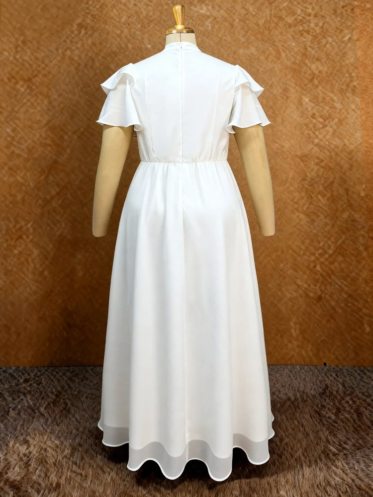Abito Midi Bianco Semi-Formale - Women'S Semi Formal Evening Wear recensione e prezzo