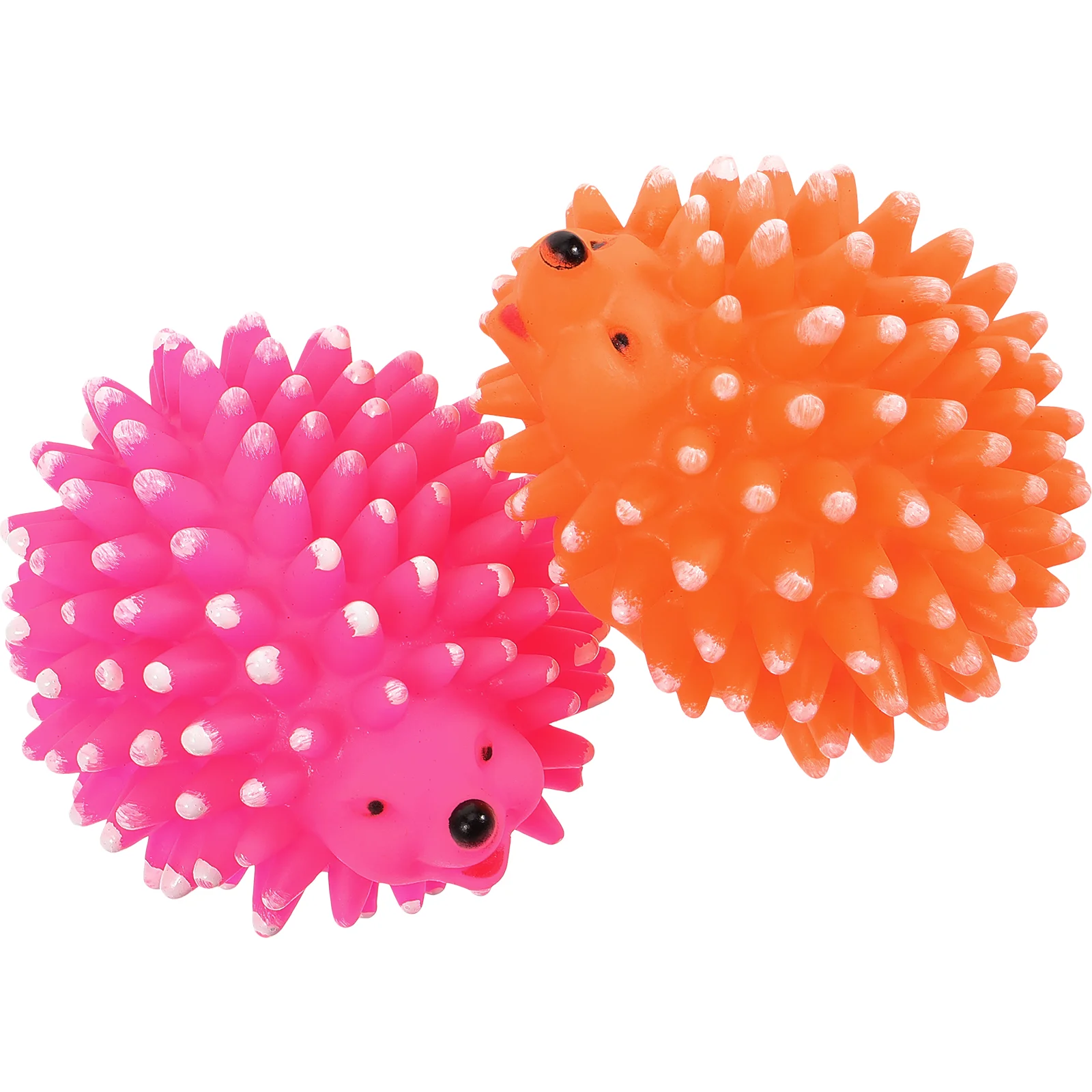 2 Pcs Modeling Pet Hedgehog Dog Treat Emulsion Stuffed Home Teeth Cleaner