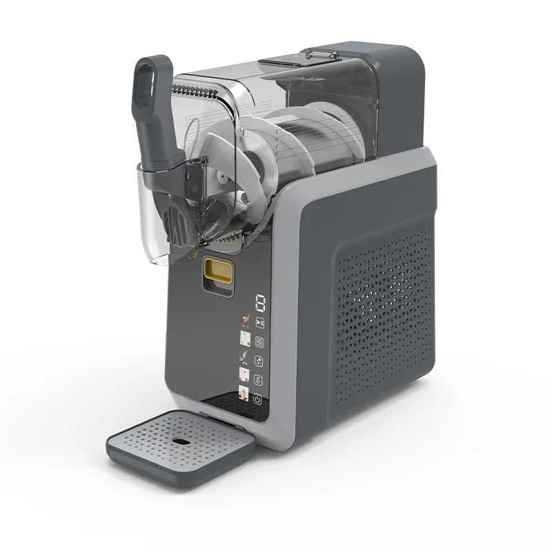 Auto-Clean Snow Cone Machine – Kompakter Slush-/Smoothie-Maker für Zuhause und Schlafsaal, One-Touch-Eisscheergerät mit Milchshake und Frappé-Modi