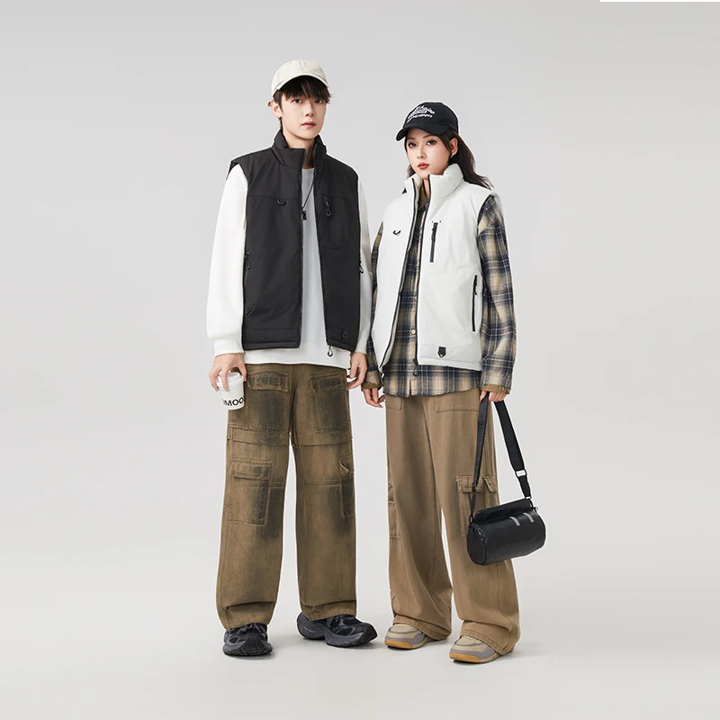 

Couple Outdoor Hiking Windproof Breathable Warm Vest for Autumn and Winter Soft Comfortable Cold Resistant and Warm Vest