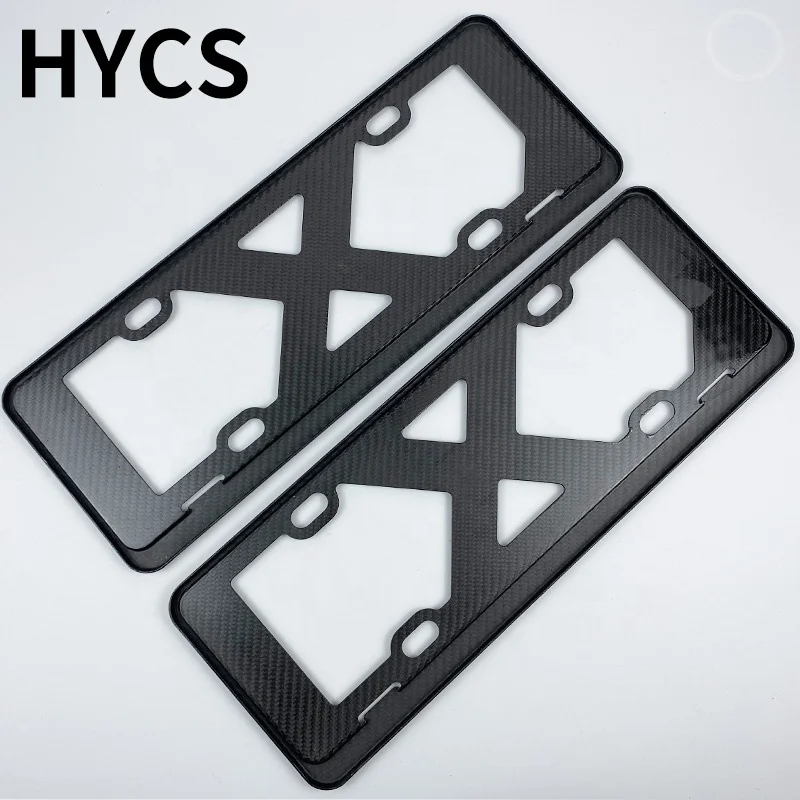 car license plate frame dry carbon fiber car number license plate frame carbon fiber license plate frame